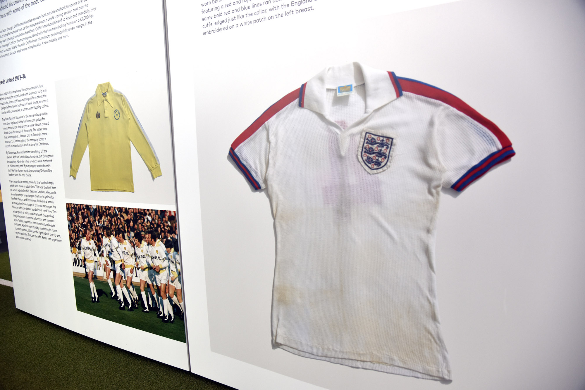 Admiral: 50 Years of the Replica Shirt now on display | National