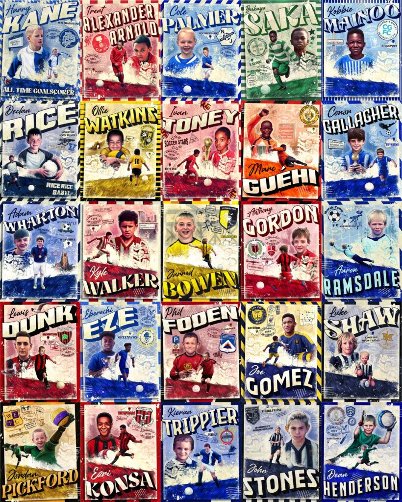 england - grassroots collage