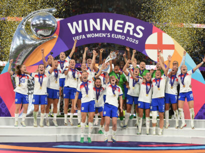 England 'Lionesses' winning the 2025 Euro Championship
