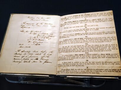 Laws of the Game manuscript 1863