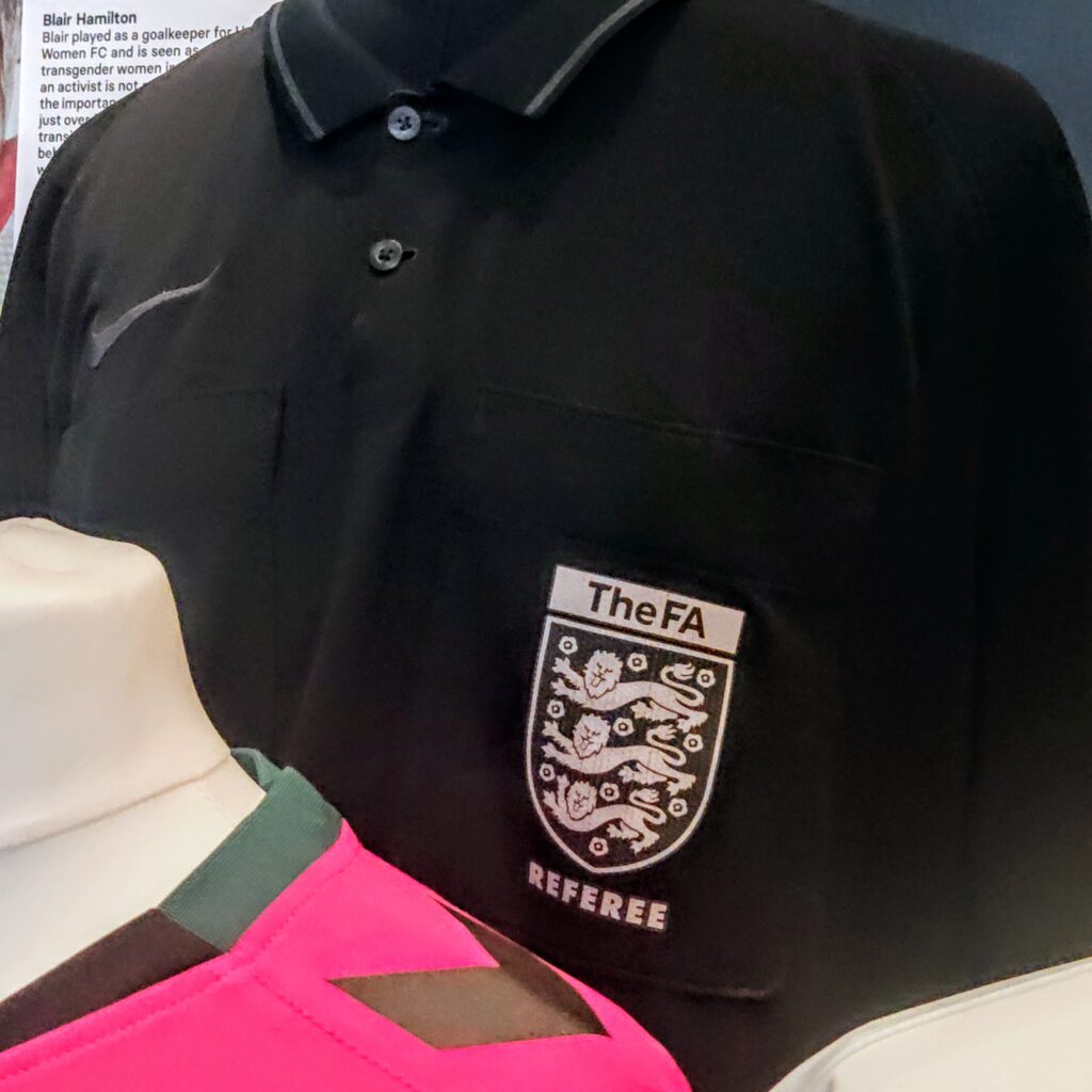 Lucy Clark referee shirt