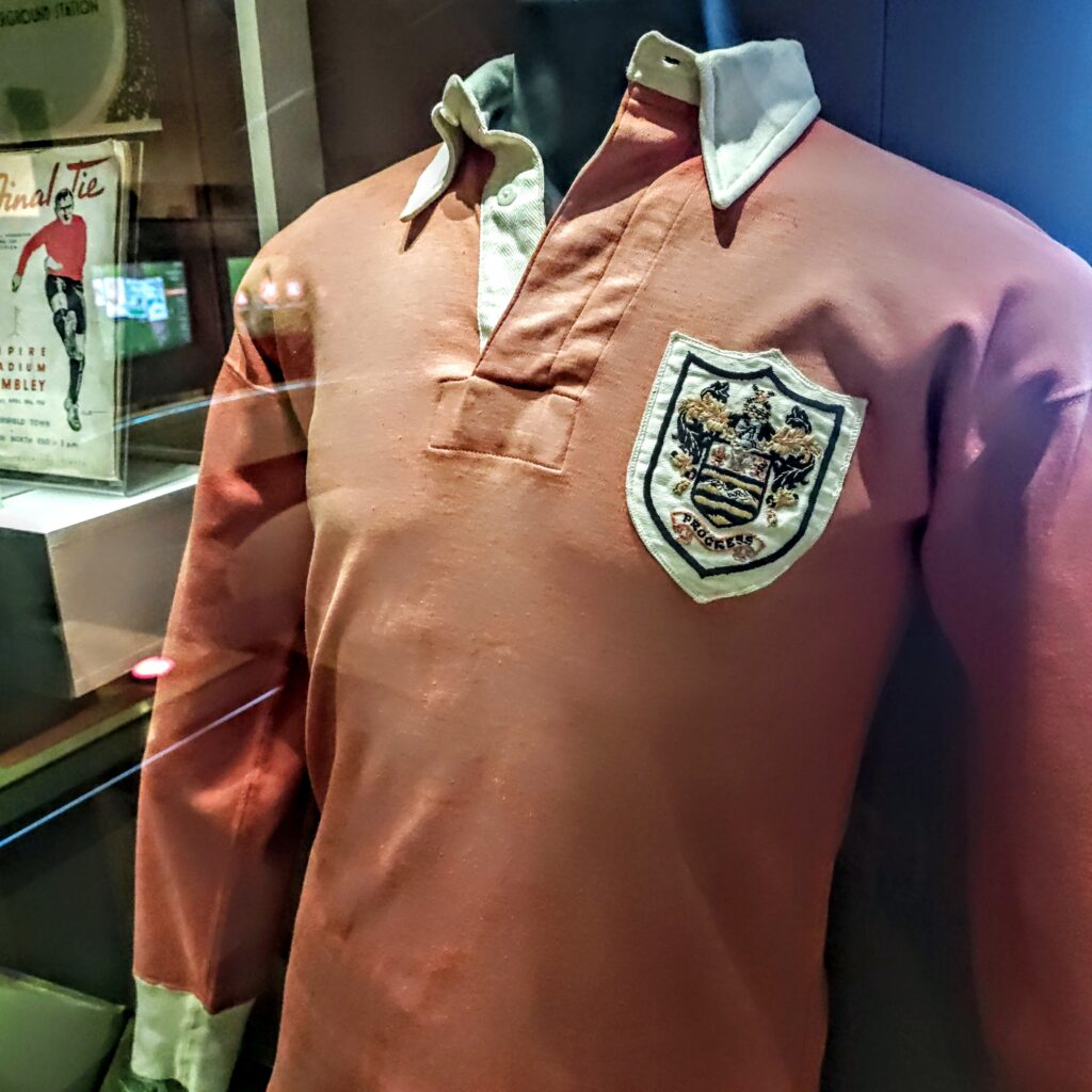 Stanley Matthews Blackpool shirt 1953