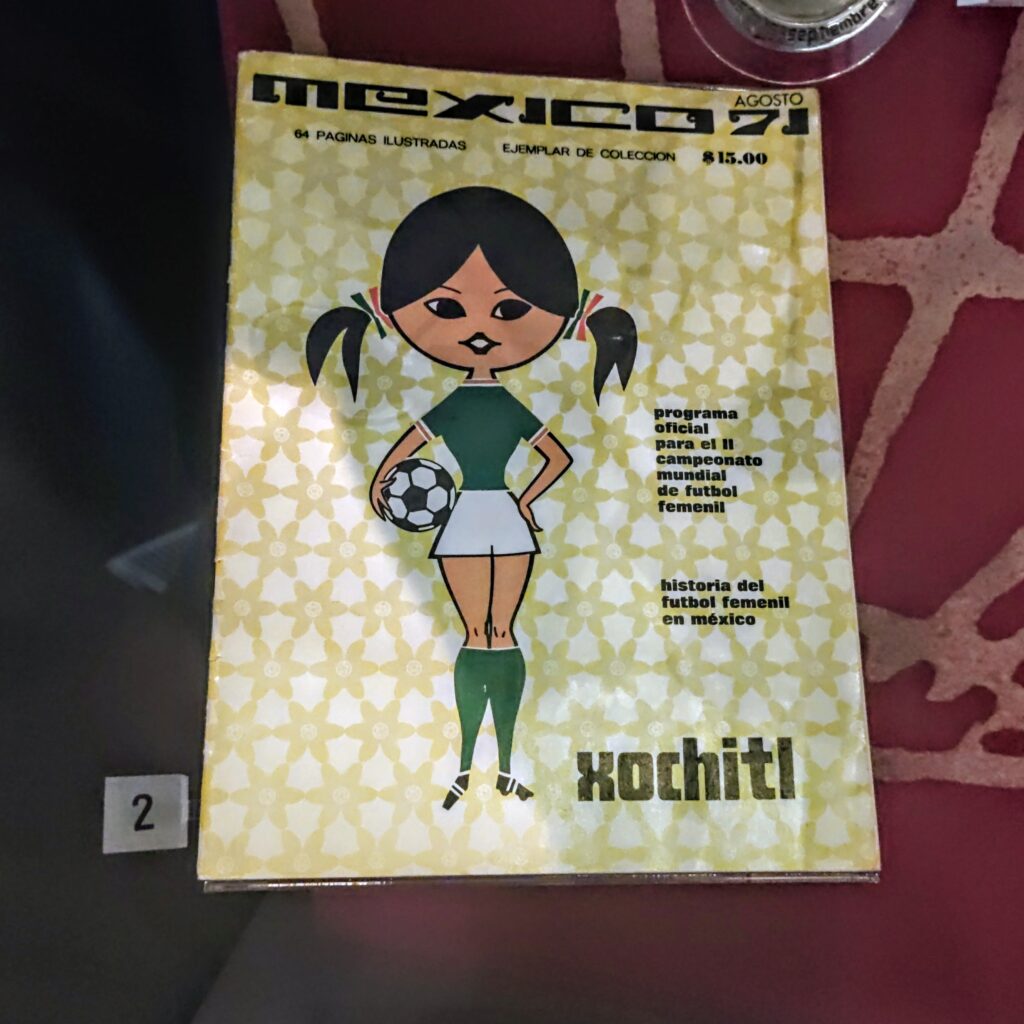 1971 Women's World Cup programme