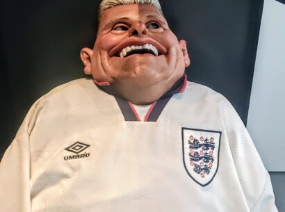 Paul Gascoigne Spitting Image puppet
