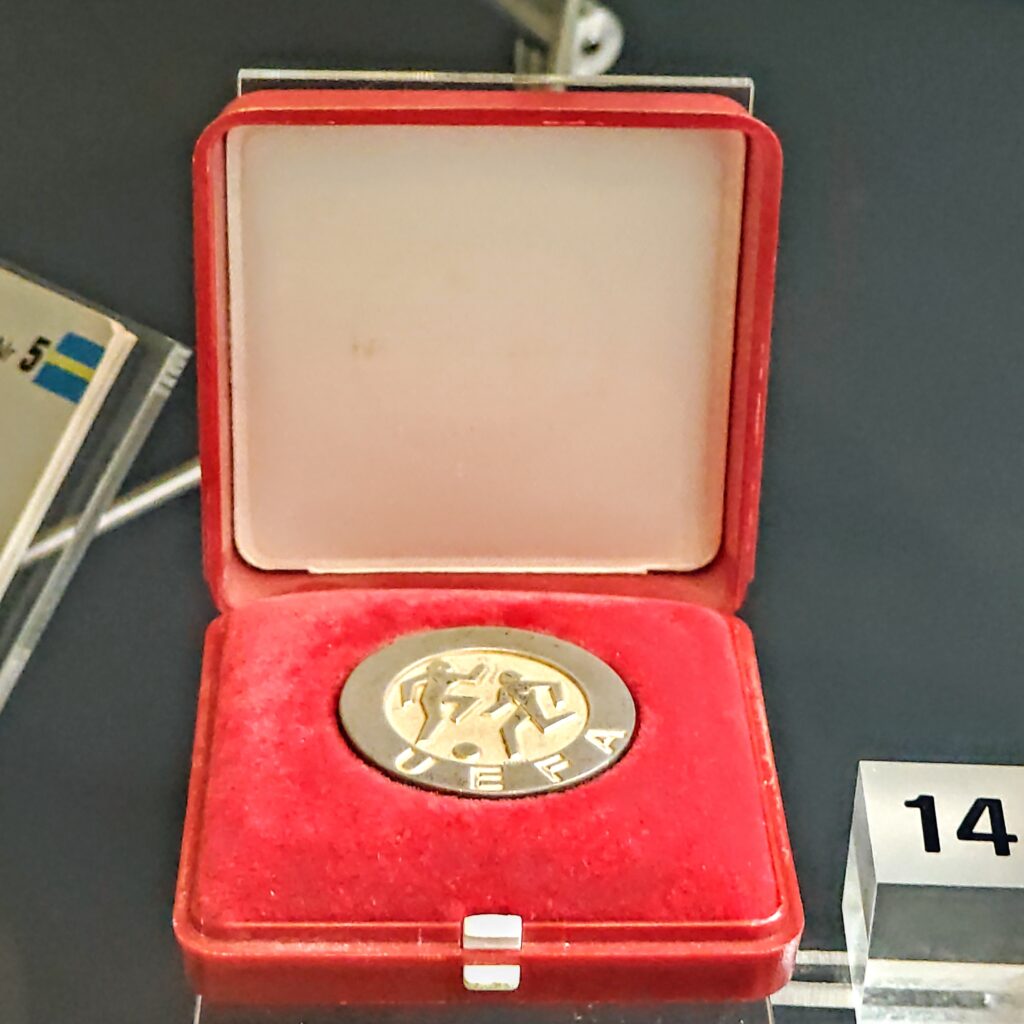 Carol Thomas Women's Euro medal 1984