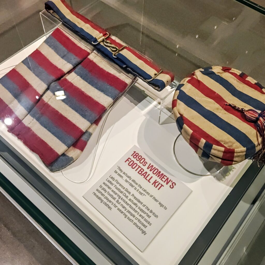 Early women's football kit