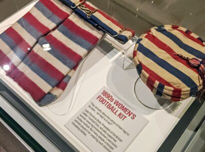 Early women's football kit
