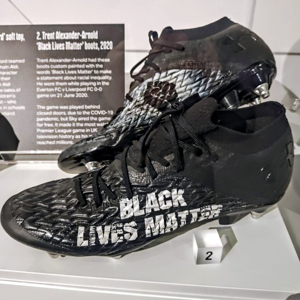 Trent Alexander-Arnold Black Lives Matter boots